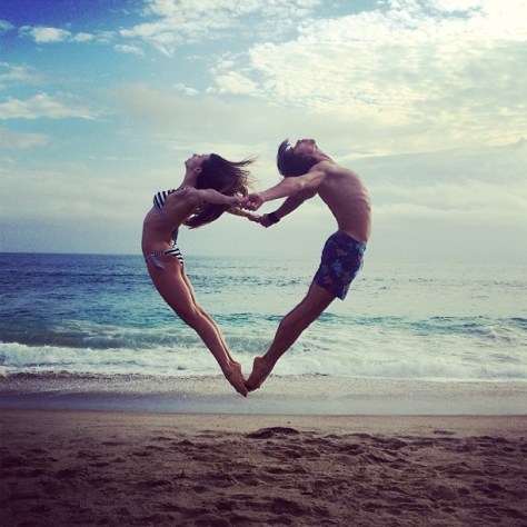 Anna Tikhomirova and Artem Ovcharenko. Laguna Beach, CA, 2014. Photographer: Maria Tikhomirova