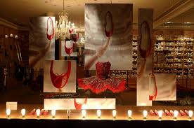 Repetto Paris Store Window Holiday theme. La!