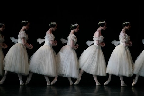 The Corp de Ballet, Paris Opera Ballet. Ballet: Giselle, Act 2; Photographer: Sebastien Mathe