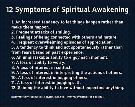 12 Symptoms of Spritual Awakening